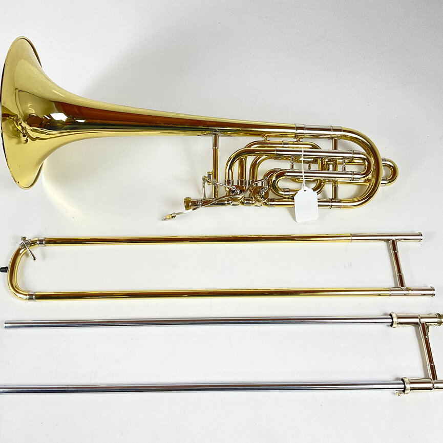 Used Bach 50B3L Bb/F/Gb/D Bass Trombone (SN: 169106)