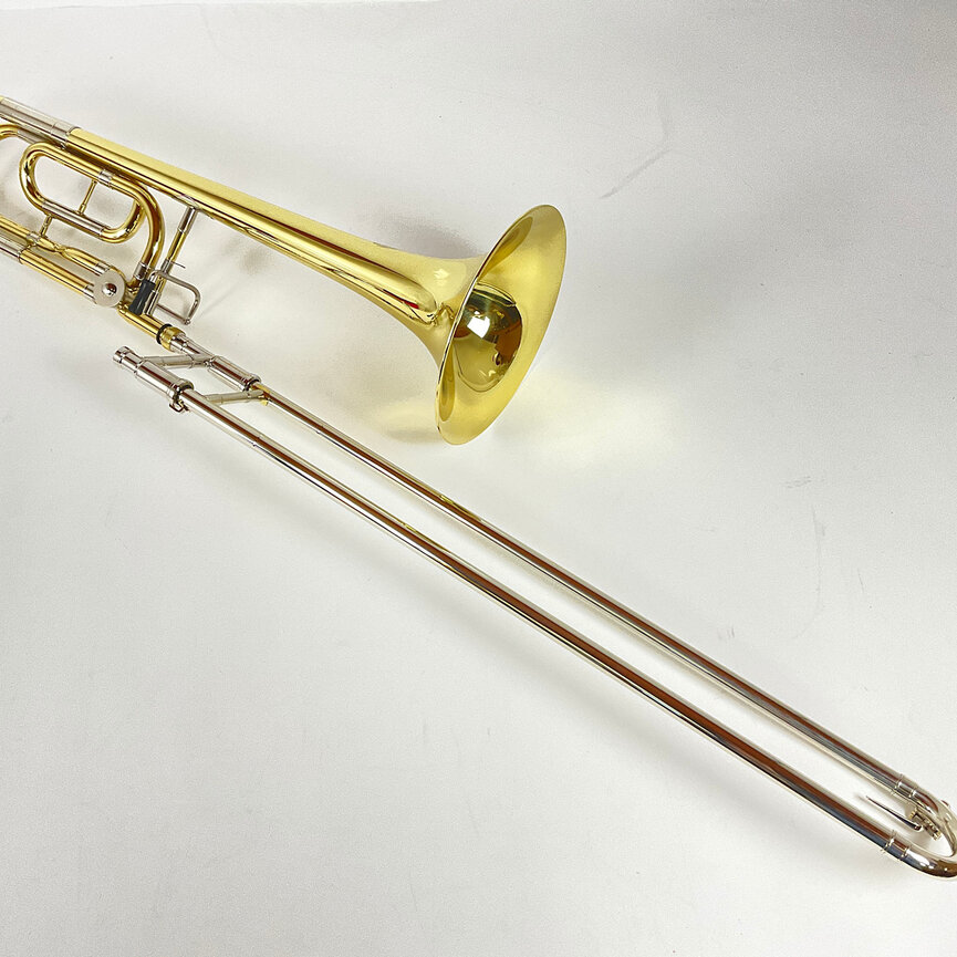 Demo Dillon Bb/F Tenor Trombone, Yellow Brass Bell (SN: 432852)