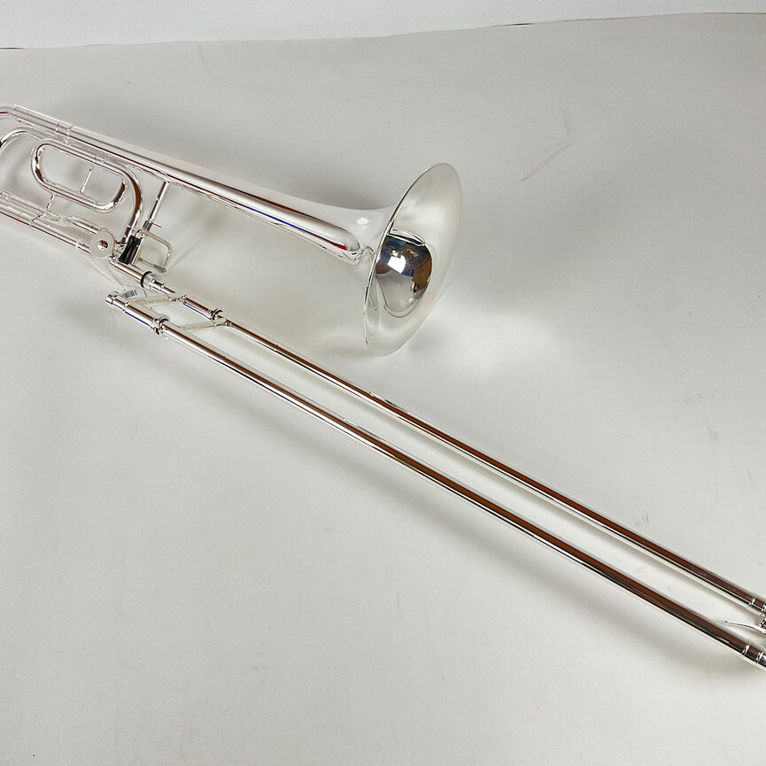 Demo Dillon Bb/F Tenor Trombone, Rose Brass Bell (SN: 432837)
