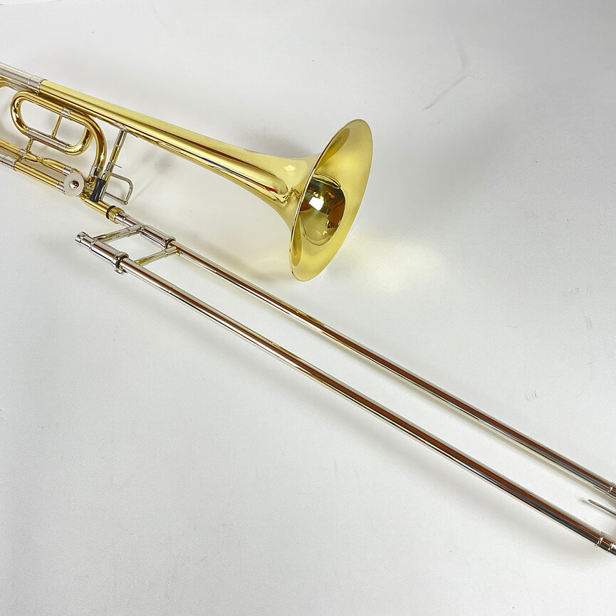 Demo Dillon Bb/F Tenor Trombone, Yellow Brass Bell (SN: 432848)