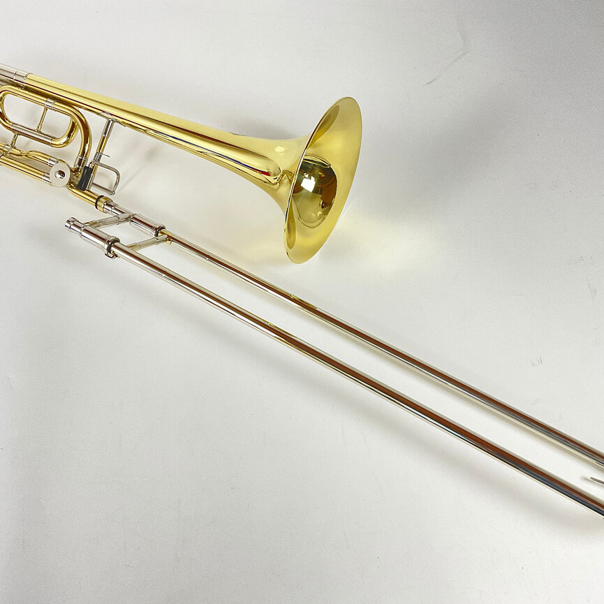 Demo Dillon Bb/F Tenor Trombone, Yellow Brass Bell (SN: 432849)