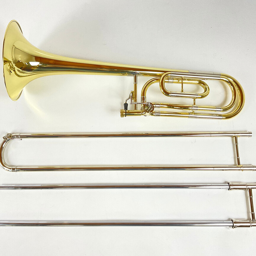 Demo Dillon Bb/F Tenor Trombone, Yellow Brass Bell (SN: 432849)