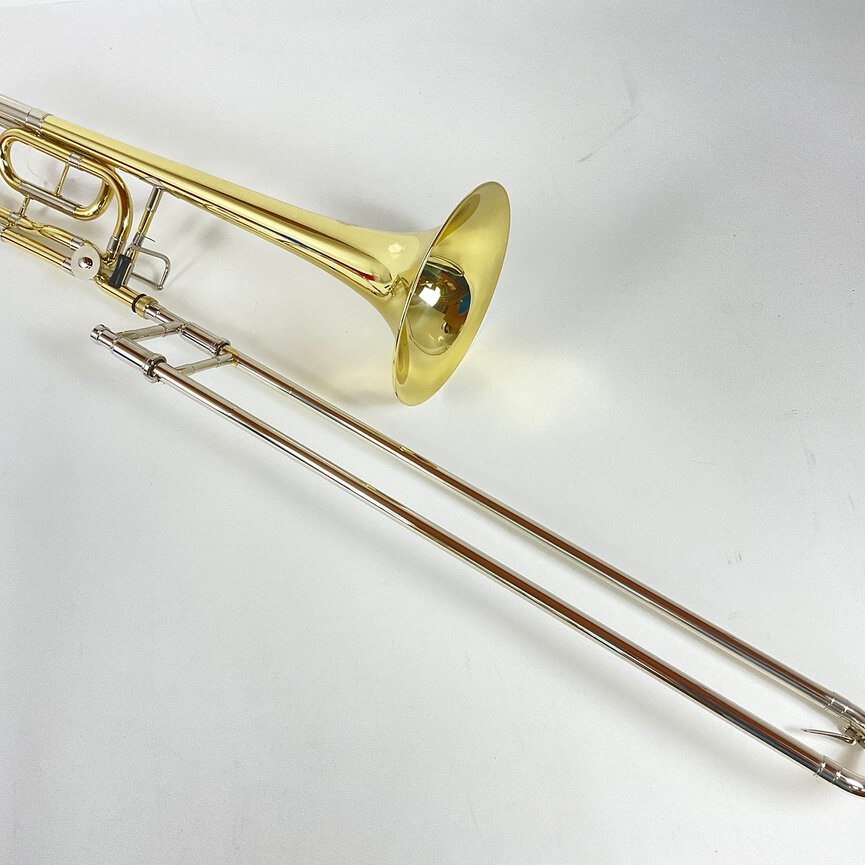 Demo Dillon Bb/F Tenor Trombone, Yellow Brass Bell (SN: 432841)