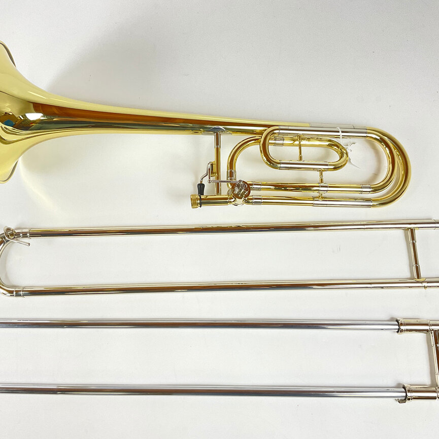 Demo Dillon Bb/F Tenor Trombone, Yellow Brass Bell (SN: 432841)