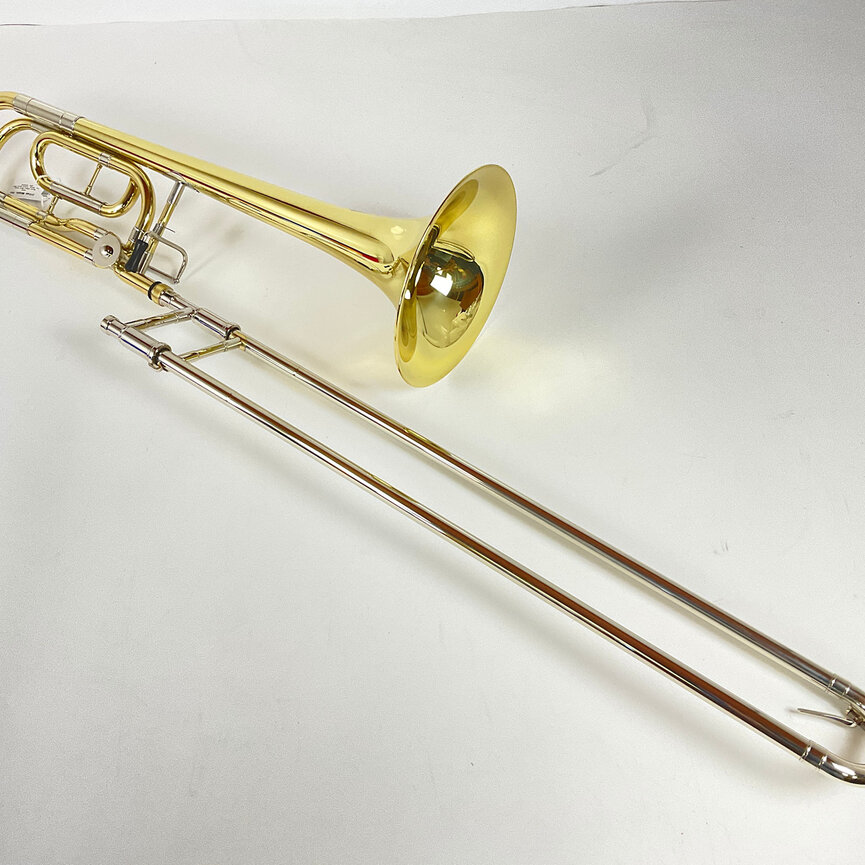 Demo Dillon Bb/F Tenor Trombone, Yellow Brass Bell (SN: 432851)