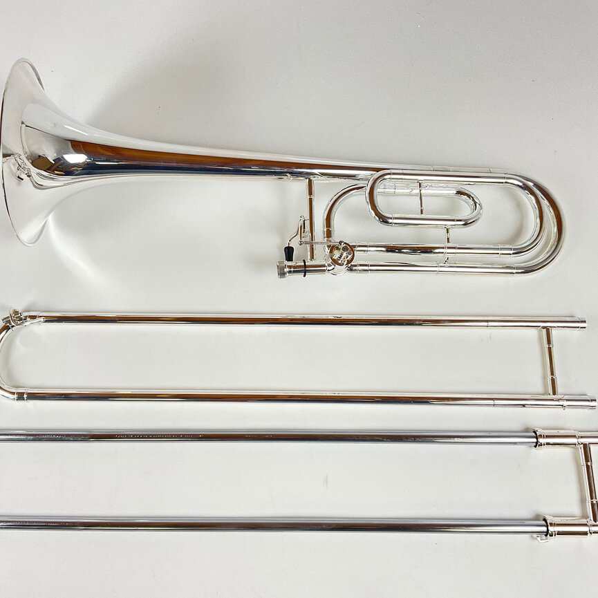 Demo Dillon Bb/F Tenor Trombone, Rose Brass Bell (SN: 432840)