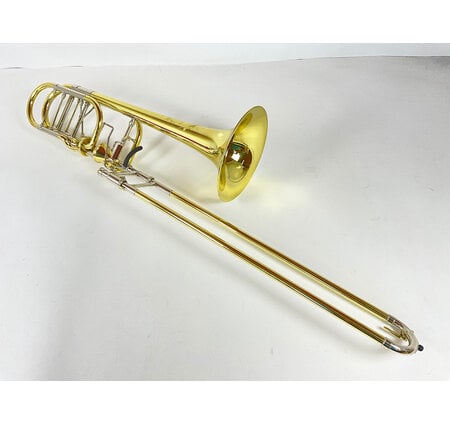 Demo S.E. Shires Q Series TBQ36YA Bb/F/Gb/D Bass Trombone (SN: Q20933)