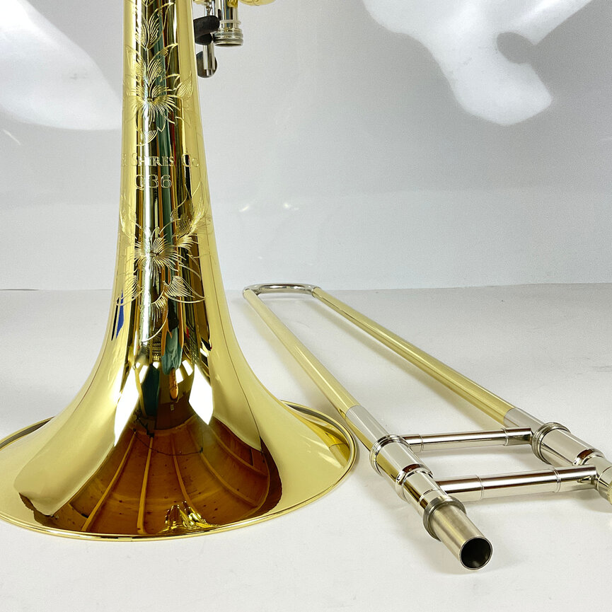 Demo S.E. Shires Q Series TBQ36YA Bb/F/Gb/D Bass Trombone (SN: Q20933)