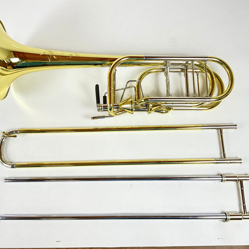 Demo S.E. Shires Q Series TBQ36YA Bb/F/Gb/D Bass Trombone (SN: Q20933)