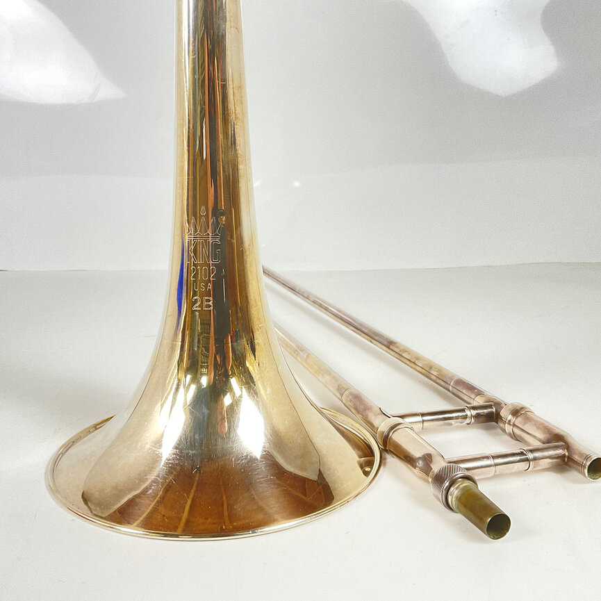 Used King 2B (2102) Bb Tenor Trombone (SN: 192650)