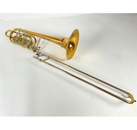Used Holton TR-181 Bb/F/Gb/D Independent Bass Trombone (SN: 627553)
