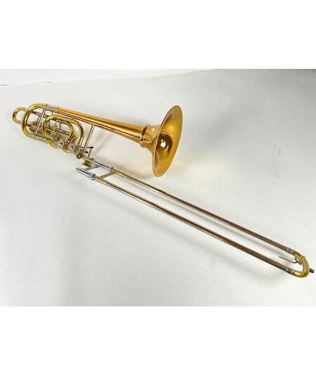 Used Holton TR-181 Bb/F/Gb/D Independent Bass Trombone (SN: 627553)