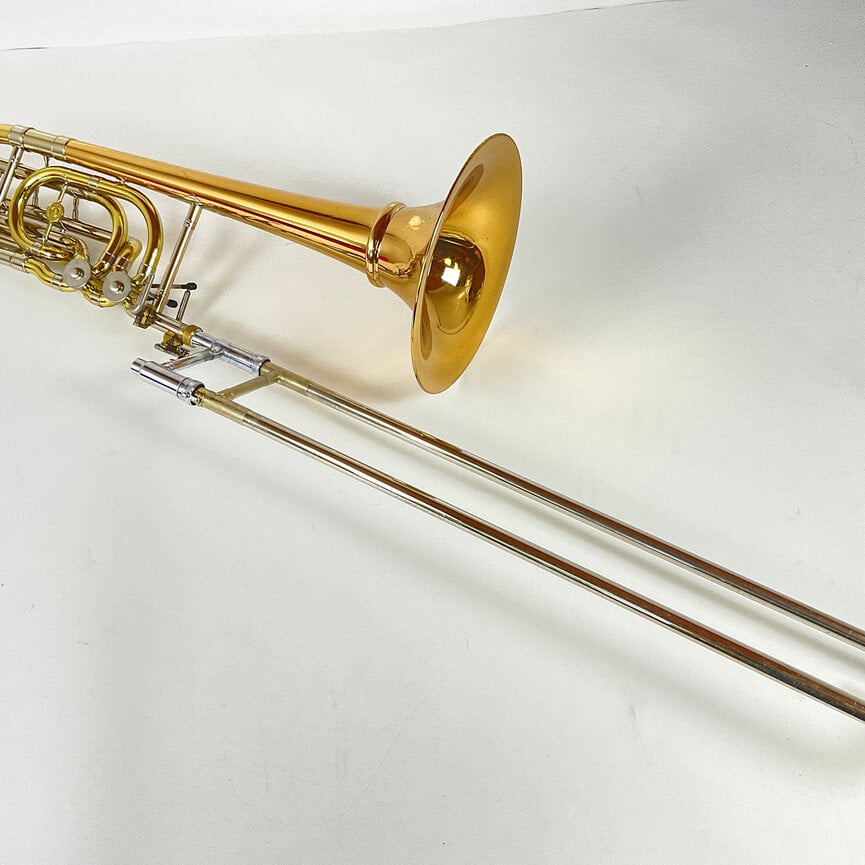 Used Holton TR-181 Bb/F/Gb/D Independent Bass Trombone (SN: 627553)