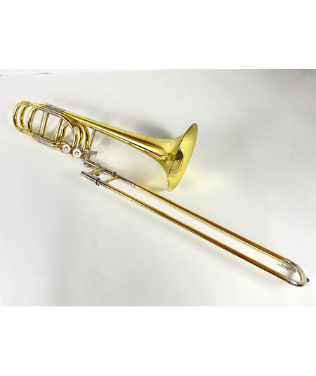 Used Yamaha YBL-830 Bb/F/Gb/D Bass Trombone (SN: 776925)