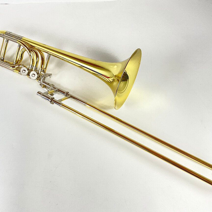 Used Yamaha YBL-830 Bb/F/Gb/D Bass Trombone (SN: 776925)