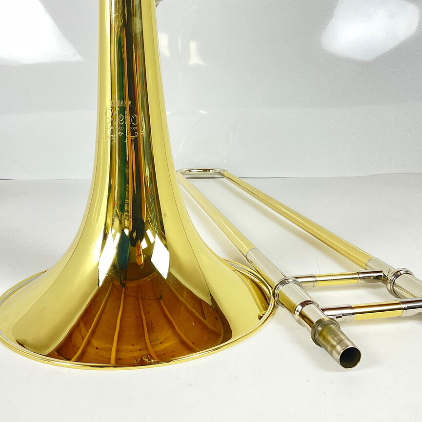 Used Yamaha YBL-830 Bb/F/Gb/D Bass Trombone (SN: 776925)