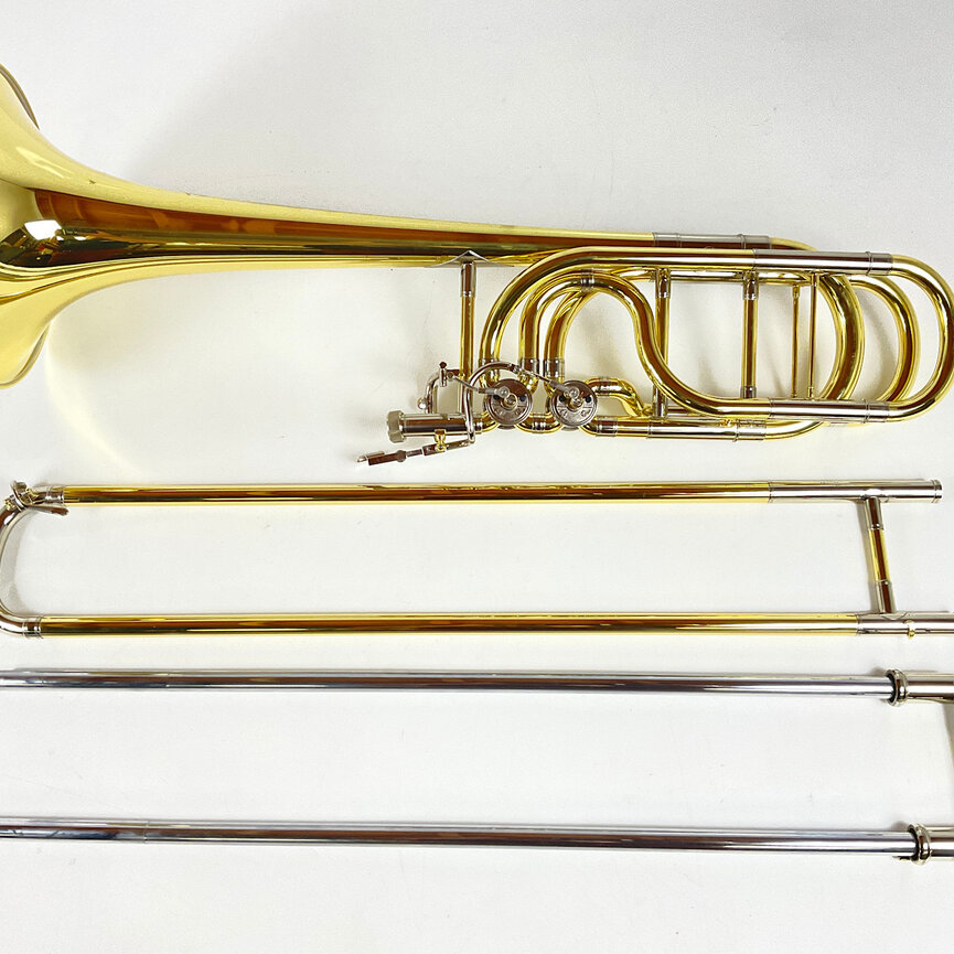 Used Yamaha YBL-830 Bb/F/Gb/D Bass Trombone (SN: 776925)