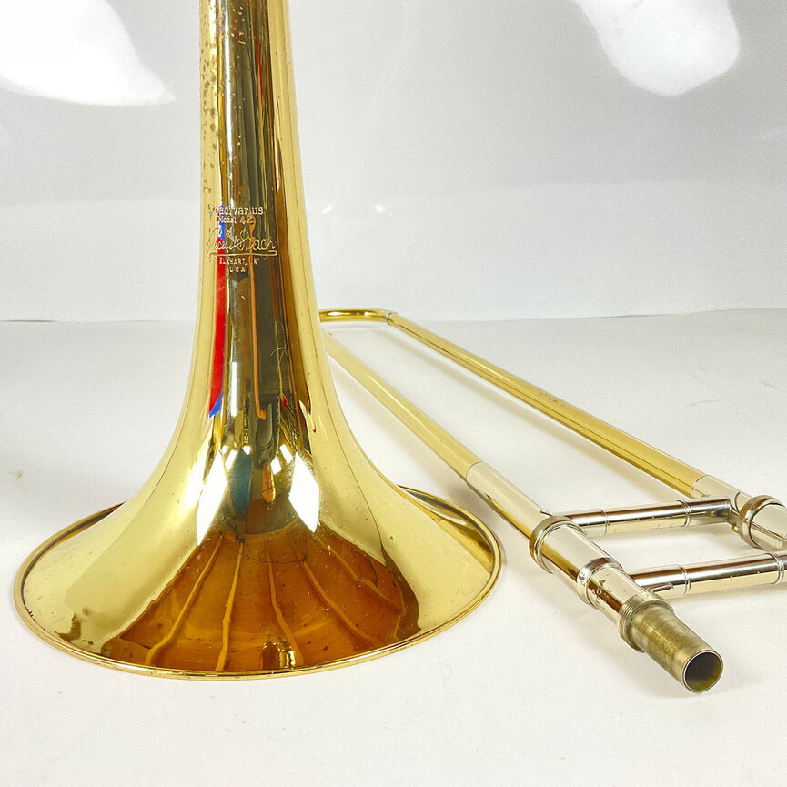 Used Bach 42BO Bb/F Tenor Trombone (SN: 133010)