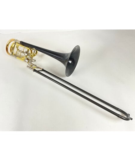 Used Yamaha YBL-822 w/ Butler Bell/Outer Slide Bb/F/D Bass Trombone (SN: 736346)