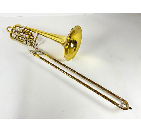 Used Bach 50B3L Bb/F/Gb/D Bass Trombone (SN: 53084)