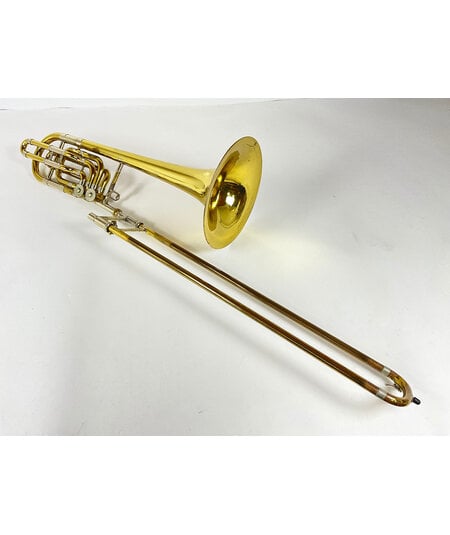 Used Bach 50B3L Bb/F/Gb/D Bass Trombone (SN: 53084)