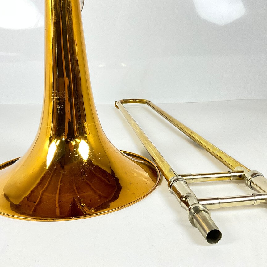 Used Benge 290 Bb/F/Gb/D Bass Trombone (SN: 48324)