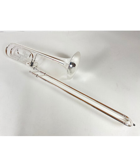 Demo Dillon Bb/F Tenor Trombone, Rose Brass Bell (SN: 432835)