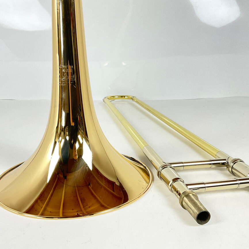Used Bach 42G Bb/F Tenor Trombone (SN: 198077)
