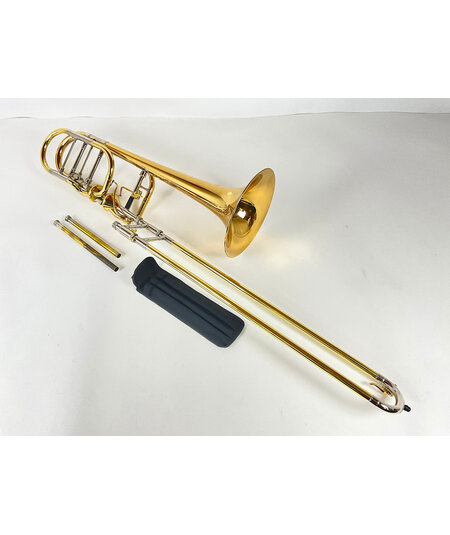 Used XO 1250R-T Bb/F/Gb/D Bass Trombone (SN: EB01539)