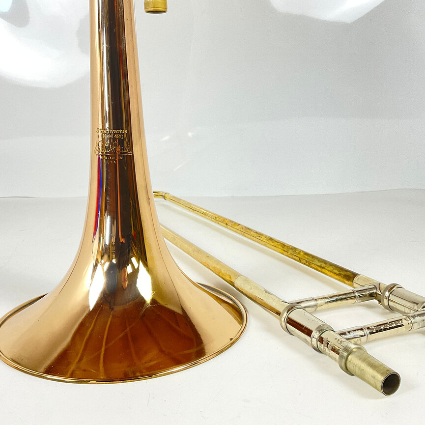 Used Bach 42BOG Bb/F Tenor Trombone (SN: 122357)