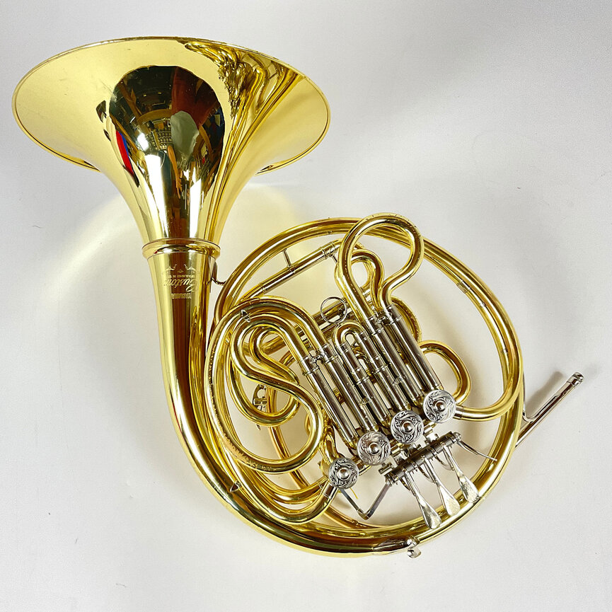 Used Yamaha Custom YHR-87D F/Bb French Horn (SN: 003210)
