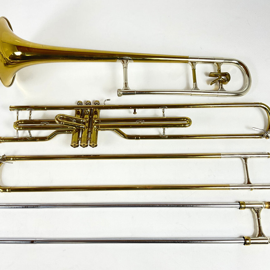 Used Reyonlds Valve/Slide Tenor Trombone (SN: 41464)