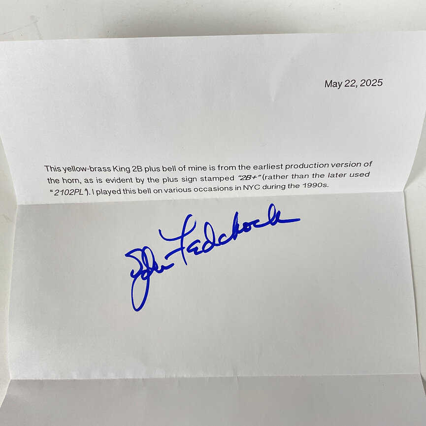 Used King 2B Plus Bb Tenor Trombone (SN: 904100)
