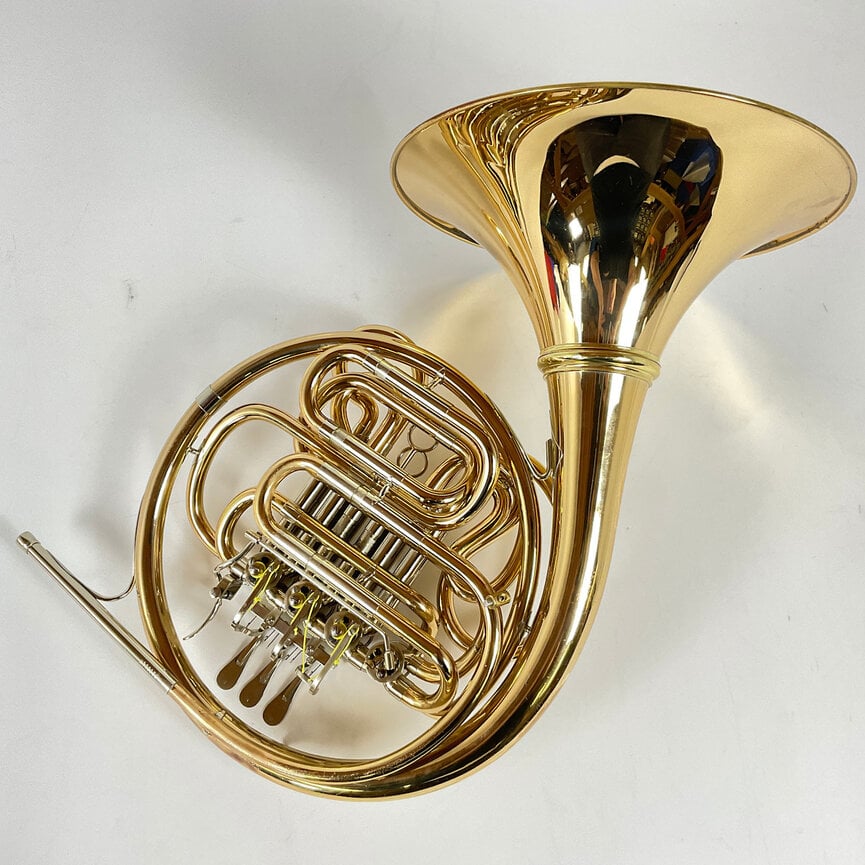 Used Hans Hoyer 802G F/Bb French Horn (SN: 329864M)