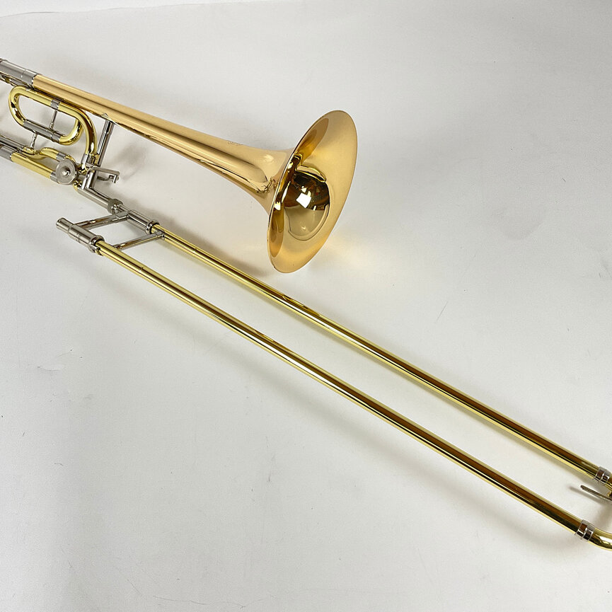 Used Yamaha YSL-820GII Bb/F Tenor Trombone (SN: 763823)