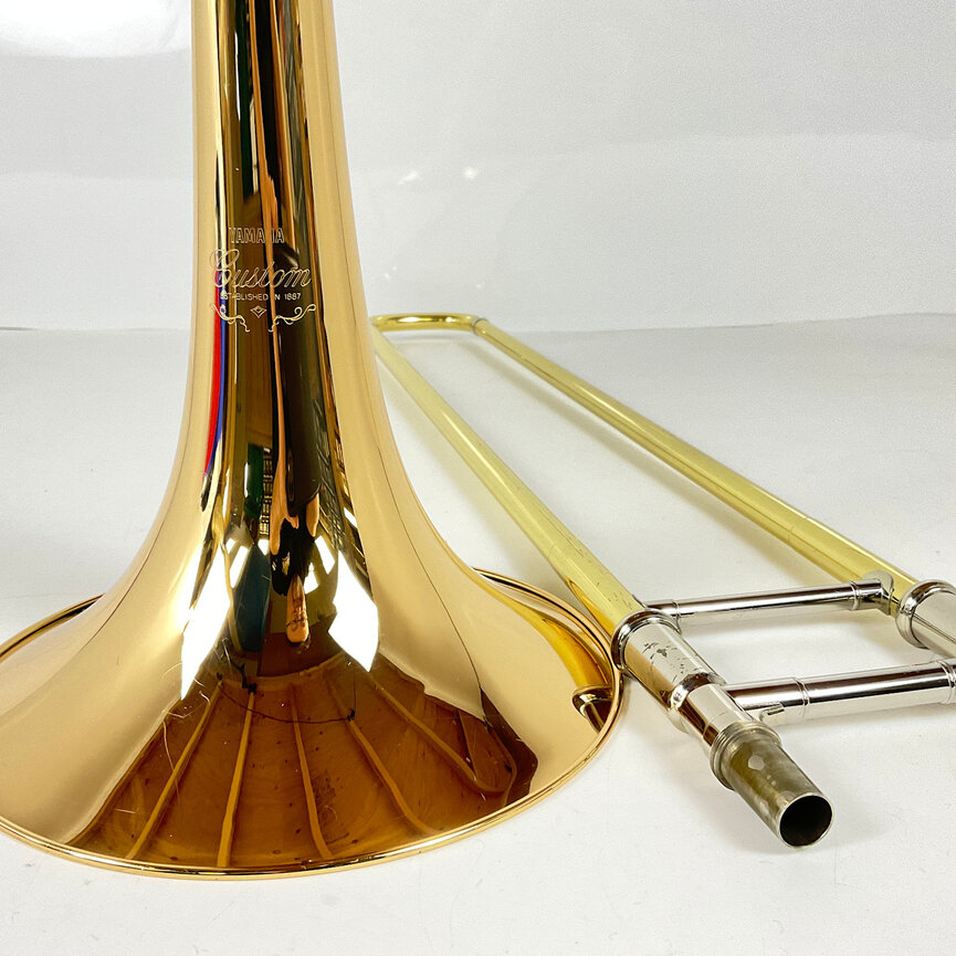 Used Yamaha YSL-820GII Bb/F Tenor Trombone (SN: 763823)