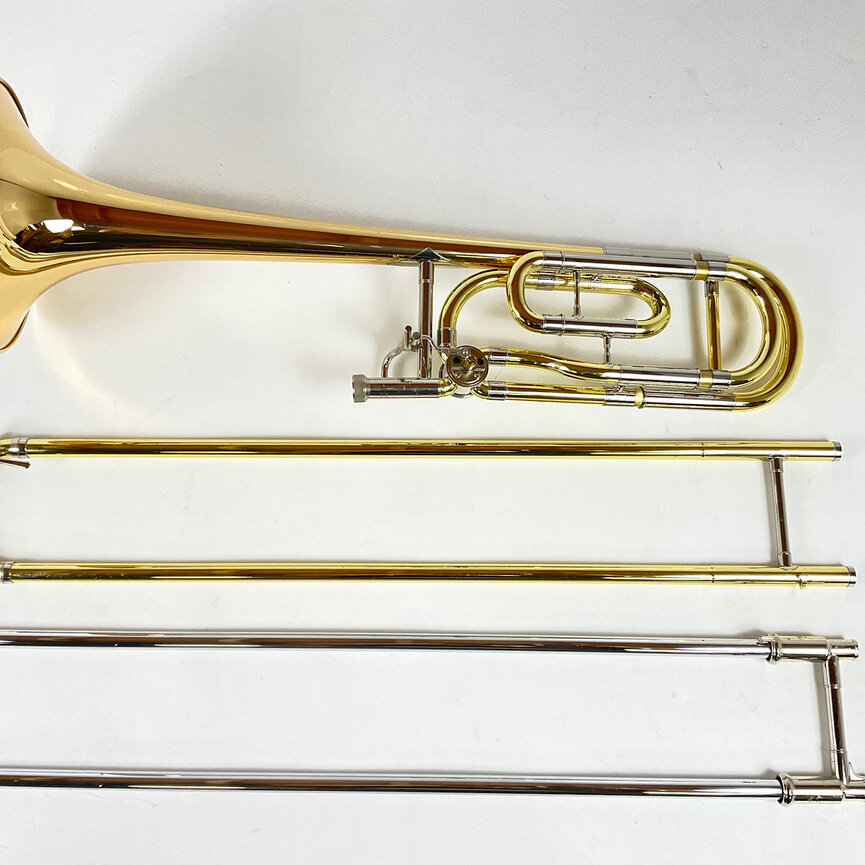 Used Yamaha YSL-820GII Bb/F Tenor Trombone (SN: 763823)