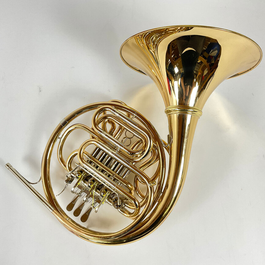 Used Hans Hoyer 802G F/Bb French Horn (SN: 329864M)