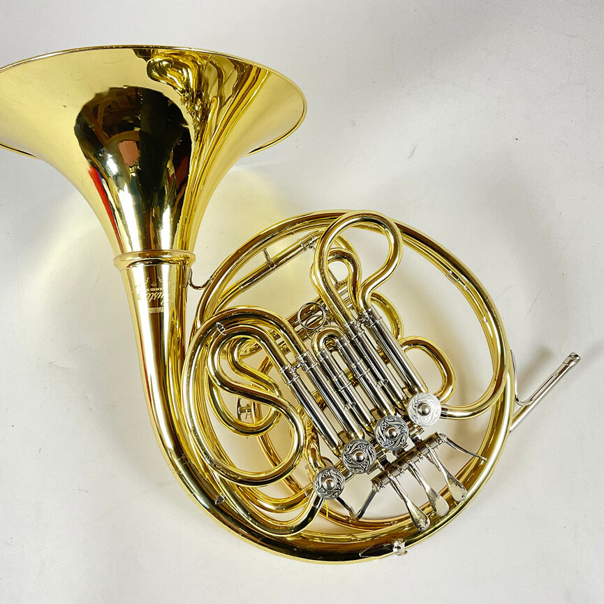 Used Yamaha YHR-87D Custom F/Bb French Horn (SN: 004056)
