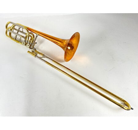 Used Reynolds Contempora TO-01 Bb/F/Gb/D Bass Trombone (SN: 56917)