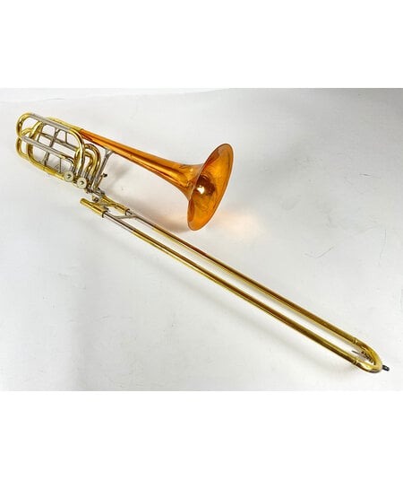 Used Reynolds Contempora TO-01 Bb/F/Gb/D Bass Trombone (SN: 56917)