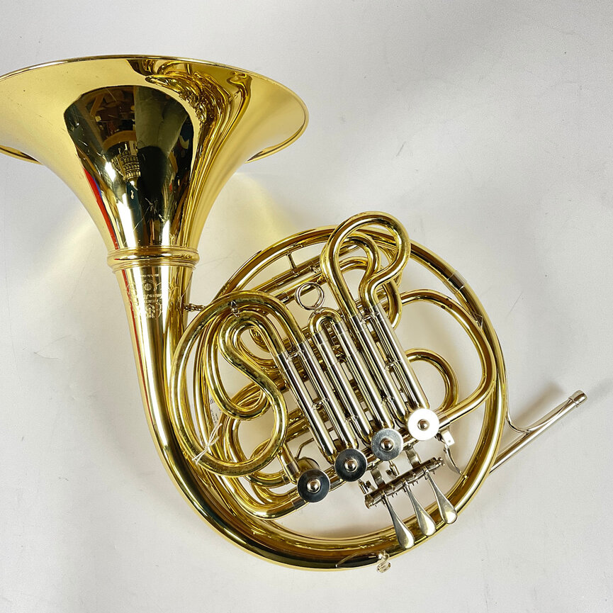 Used Hans Hoyer 801 F/Bb French Horn (SN: 278326M)