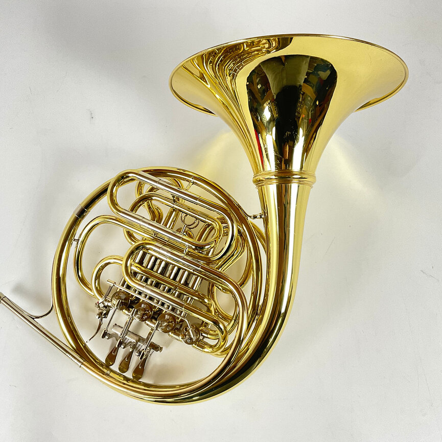 Used Hans Hoyer 801 F/Bb French Horn (SN: 278326M)