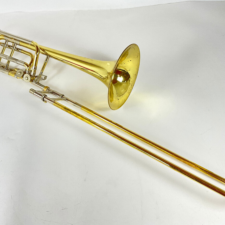 Used Bach 50B3O Bb/F/Gb/D Bass Trombone (SN: 68284)