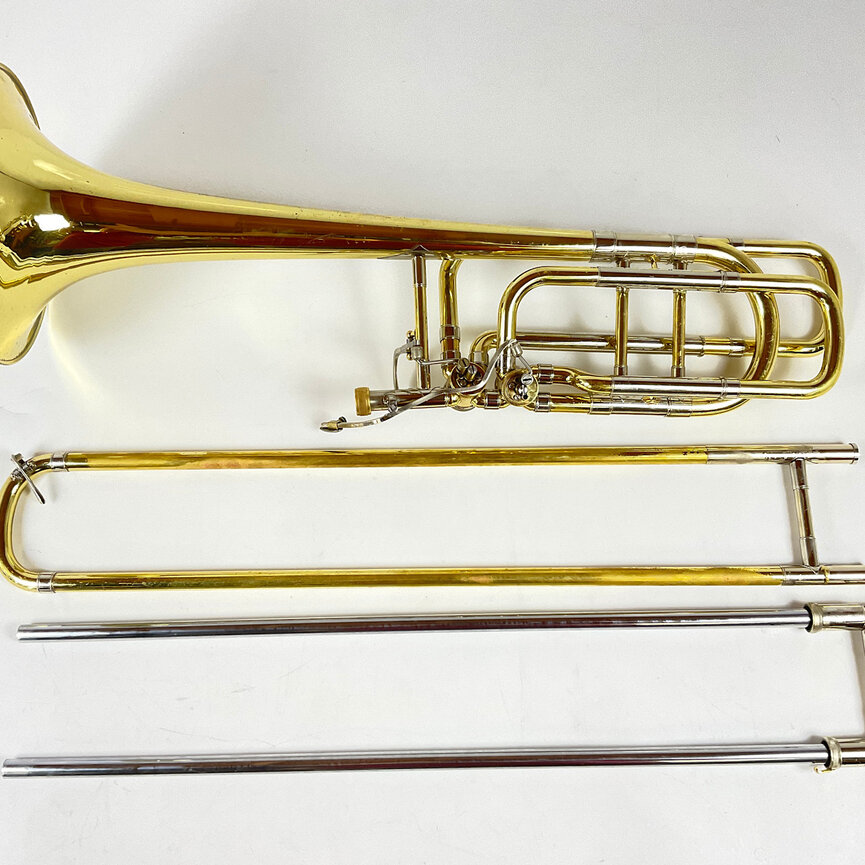 Used Bach 50B3O Bb/F/Gb/D Bass Trombone (SN: 68284)