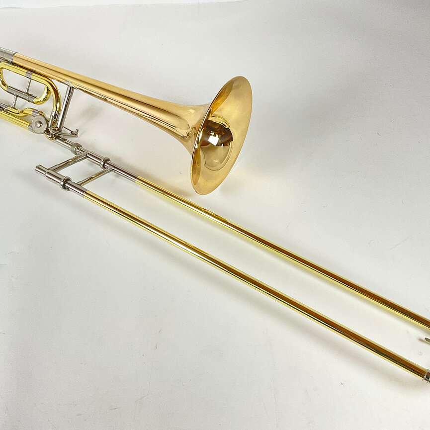 Used Yamaha YSL-842G Bb/F Tenor Trombone (SN: 001516)