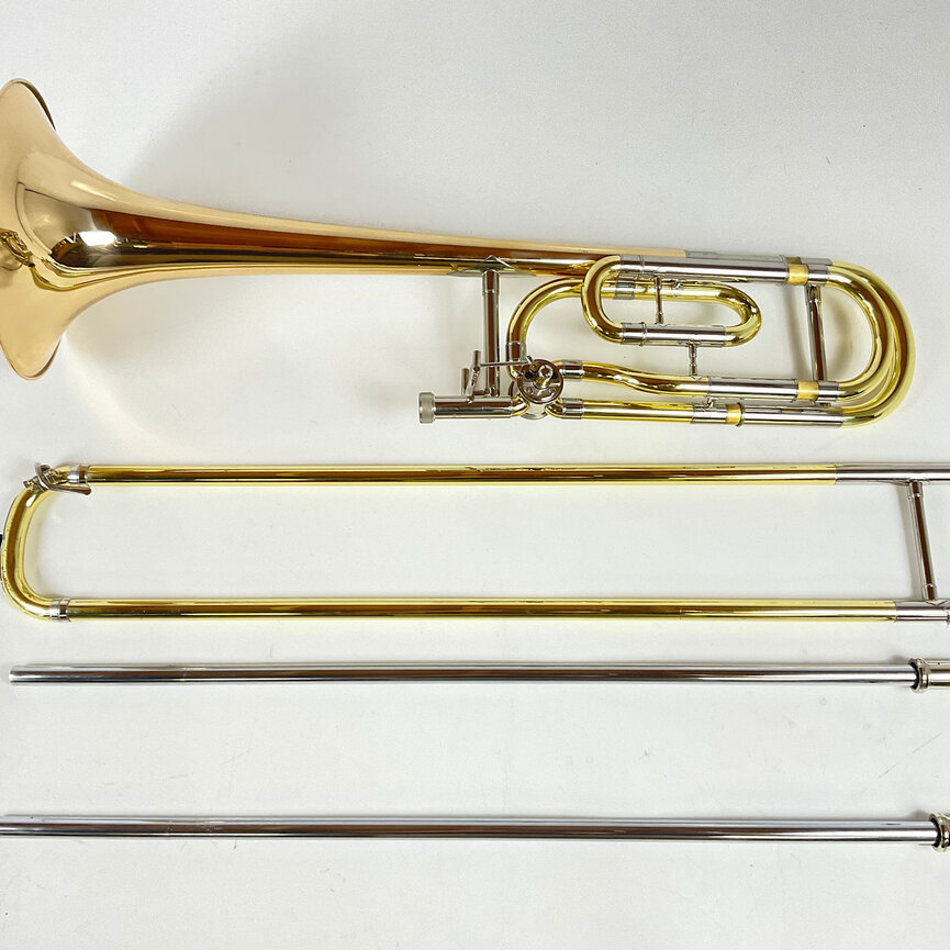 Used Yamaha YSL-842G Bb/F Tenor Trombone (SN: 001516)
