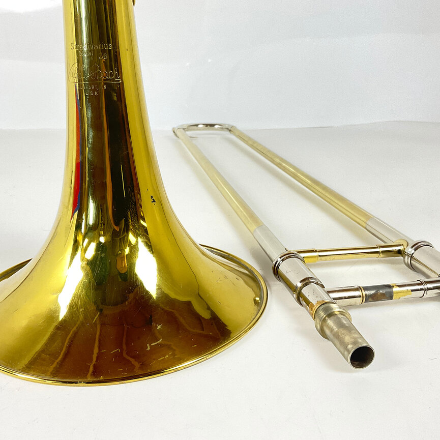 Used Bach 36B/Edwards Slide Bb/F Tenor Trombone [42170]