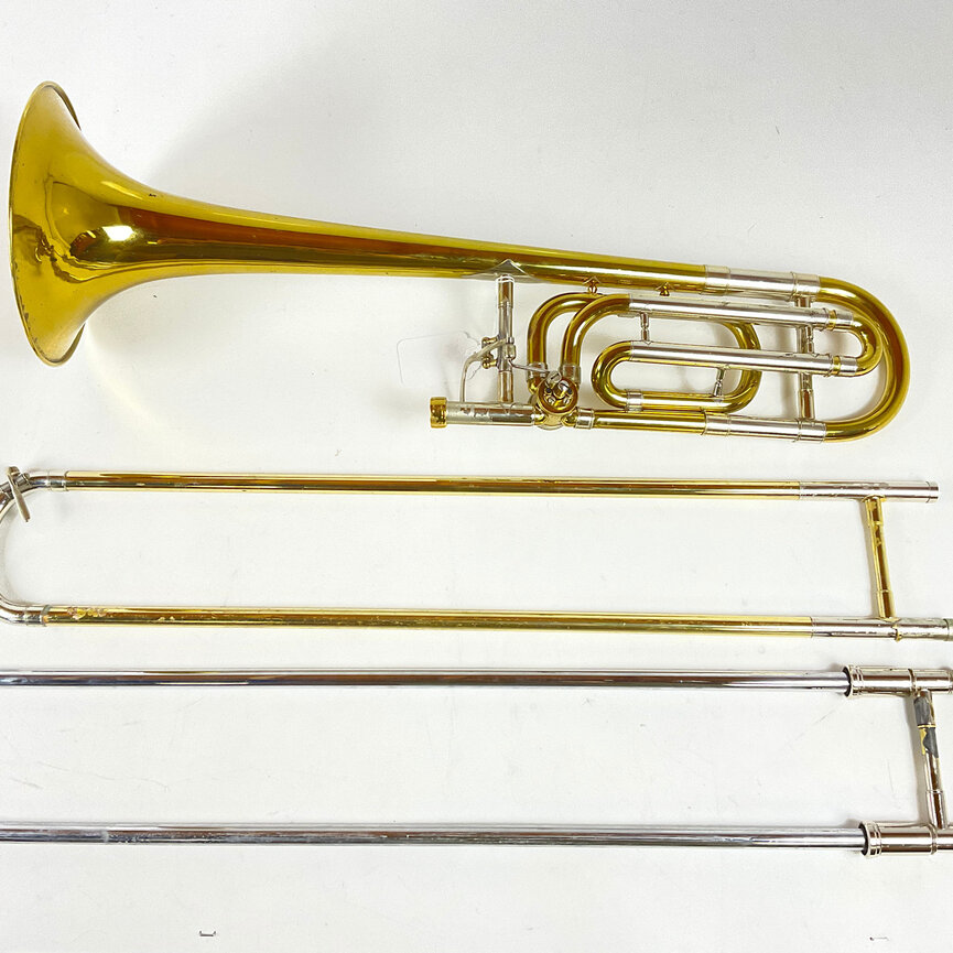 Used Bach 36B/Edwards Slide Bb/F Tenor Trombone [42170]
