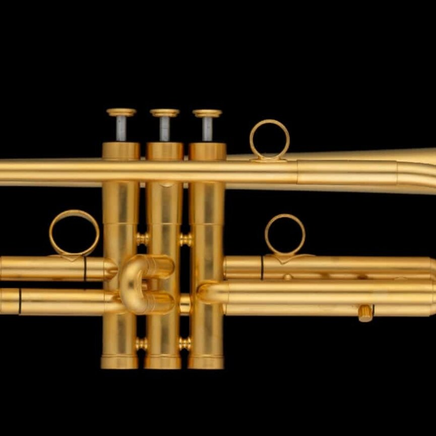 Galileo Giolo model Bb Trumpet, Scratched Laquered Finish (140mm bell)